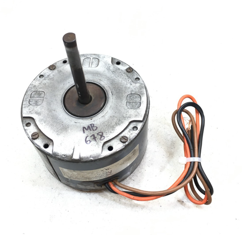 Emerson FAN MOTOR KA55HXEMP-890 51-21826-01 1/6BHP 208/230V 1075RPM used #MB678 - Picture 2 of 6