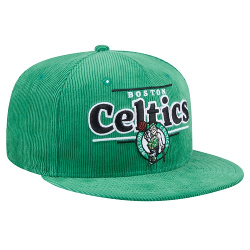 Men's New Era Kelly Green Boston Celtics Throwback Display Corduroy 9FIFTY - Bild 3 von 6