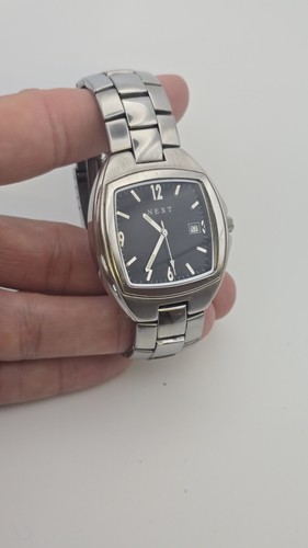 NEXT Men’s Watch – Stainless Steel – Working – New Battery Fitted