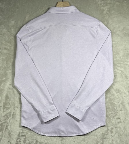 J. Crew Performance Strick Oxford Button Down Hemd Herren Medium Lila Neu mit Etikett - Bild 2 von 4