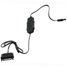 ARGB PC Fans Controller Kit, 5V 3Pin Mini ARGB Splitter, SATA Power RGB Black