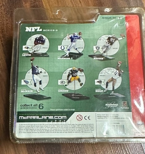 2004 McFarlane NFL Series 8 Tim Brown Oakland Raiders White Figur Variante - Bild 2 von 2