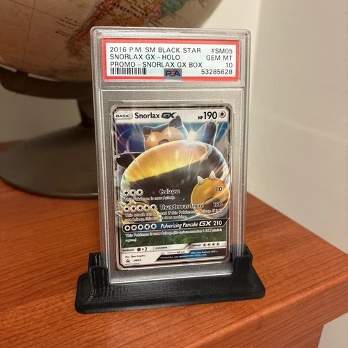 2016 POKEMON SM BLACK STAR PROMO SNORLAX GX BOX #SM05 SNORLAX GX-HOLO PSA 10