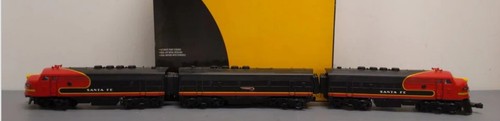 K Line O Scale K-25303 ATSF F-3 Diesel A-B-A Set AA Powered B Dummy - Picture 2 of 10
