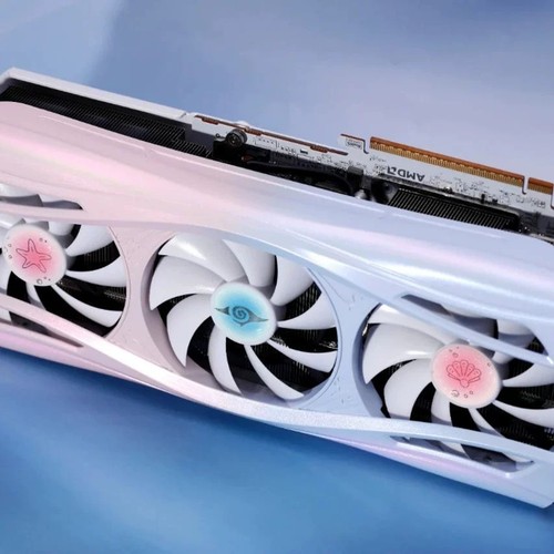 Yeston RX9070 16GB OC Sakura Eye Water Atlantis Graphics card FULL 4K Gaming - Afbeelding 3 van 3
