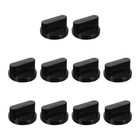 10 stücke Gaskocher Switch Knobs Ersetzungen Gasherd Zubehör (schwarz)