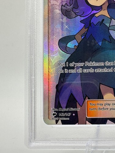 2017 Pokemon Sun & Moon Burning Shadows: Acerola #142 - PSA 7 - Bild 5 von 11