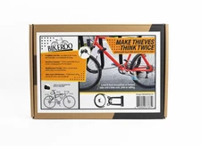 Bikeroo Bike Lock Set with U-Lock, Steel Cable, Mount, and Keys