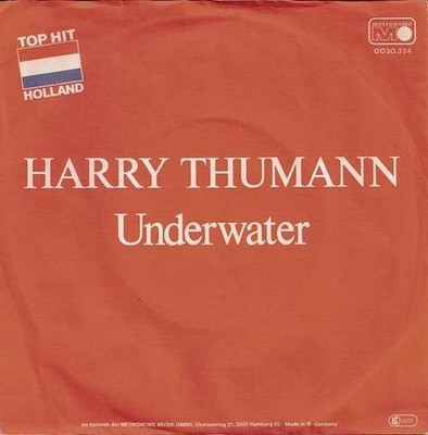 Harry Thumann - Underwater 7'' Single Vinyl Electronic Disco 005
