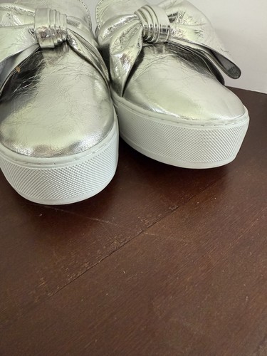 Rebecca Minkoff Damen Silber Used Fußbett Neva Plateau Pantoletten 8,5 M - Bild 5 von 6