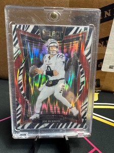 2024 Panini Select - Concourse Joe Burrow #39 Zebra Prizm SSP! Bengals
