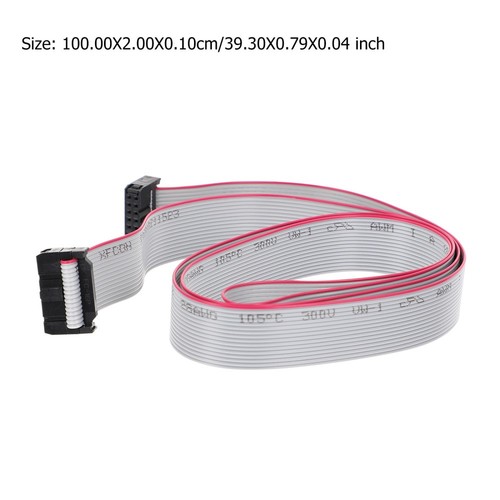 4pcs Wire Flat Ribbon Cable Connector 16 Pin 2.54mm Pitch 1m Length Cord - Afbeelding 9 van 12