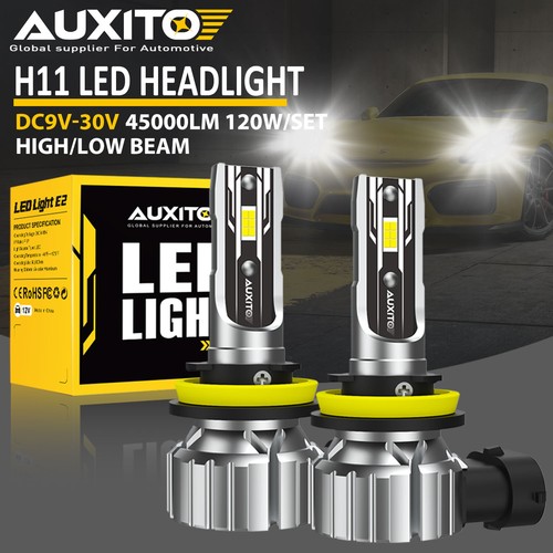 H11 H8 H9 LED Headlight Kit High Low Beam Bulbs Super Bright 6500K White 2/4/10X - Picture 1 of 18