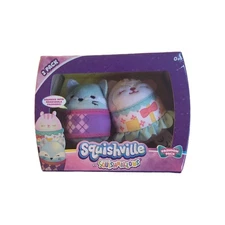 NIB* Squishmallows: Squishville Amina & Florence - New