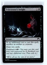 FOIL Eviscerator's Insight Modern Horizons 3 – MTG Magic the Gathering Card
