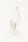 LALLEMAND (*1810) nach RISLER (*1819), Napoleon Statue mit Adler, Rad. Klassizis