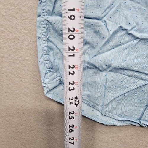 American Eagle Outfitters Men's Size Small Light Blue Dotted Button Down Shirt - Picture 6 of 10