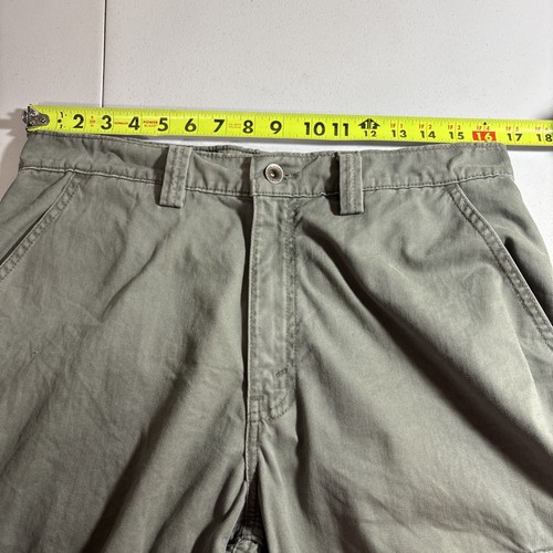 Vtg USA 90s Levi's SILVERTAB Men's Sz 33x32 Wide Leg Green Cargo Khakis act33x29 - Picture 10 of 17