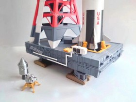 1/400 Scale Saturn-5 Launching Tower Frame Model 3D Build Painted Model Toy