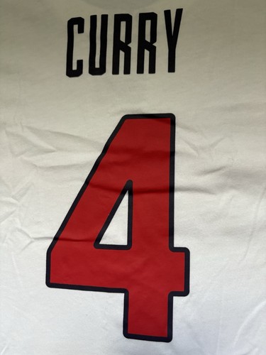 NWT Nike USA Olympic Basketball Player Shirt Stripes Steph Curry Size XL - Picture 4 of 7