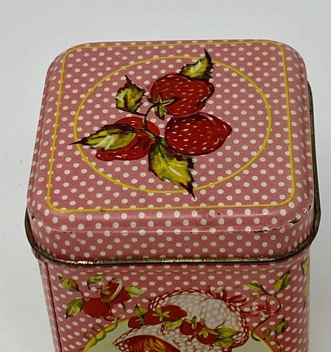 Vintage Strawberry Shortcake Empty Buttermints Tin With Lid - Picture 6 of 8
