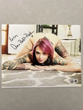 Anna Bell Peaks autographed signed 8x10 photo Beckett BAS COA Sexy Hot Pornstar