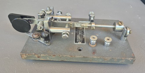 Telegraph Apparatus Co Semiautomático Morse Key BUG Hecho en EE. UU.