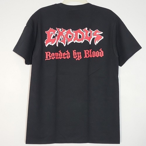 Camiseta EXODUS Bonded By Blood L GRANDE Negra Para Hombre Logo de Banda - Imagen 6 de 6
