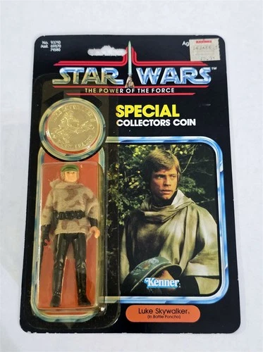 A-932 MINT ON CARD VINTAGE 80'S KENNER STAR WARS 92 BACK PONCHO LUKE SKYWALKER