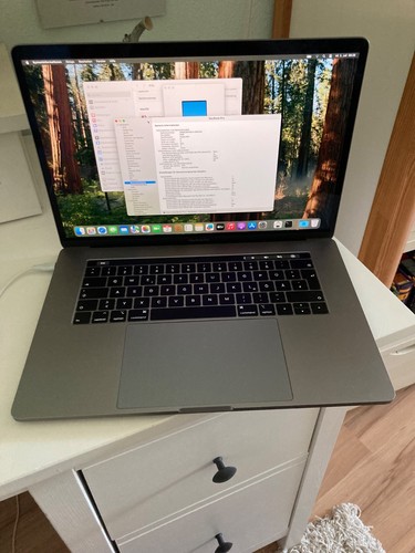 Apple MacBook Pro 15 cali + 512 GB SSD + 32 GB RAM + 2019 + QUERTZ