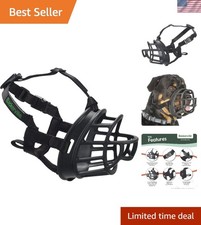 Baskerville Ultra Muzzle Size 5 - Breathable Training Muzzle for Large Dogs