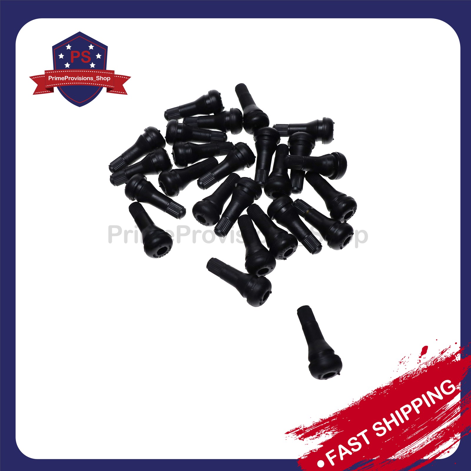 LOT 25 TR 413 Rubber Tire Valve Stems Short Snap-In Most Popular Valve Black