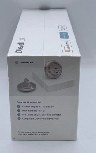 Nuevo bloqueo de nivel C2 Smart Deadbolt plateado C-E12U!!️✅🔥SELLADO✅ - Imagen 4 de 4