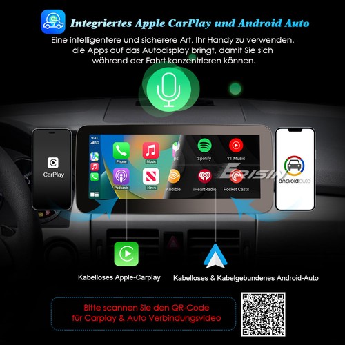 Radio Coche 8 Núcleos 64GB 10.25" Android 13 Navi Mercedes Clase GLK X204 2009-2012 - Imagen 5 de 23