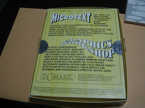 Commodore Amiga MICROTEXT GRAPHICS WORKSHOP Software in Original Box, by Domark - Photo 8/16