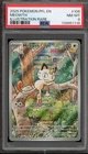 Pokemon Meowth Phantasmal Flames Illustration Rare #106 PSA 8