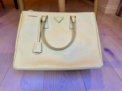 PRADA Saffiano Lux Tote Yellow - Image 1 of 4