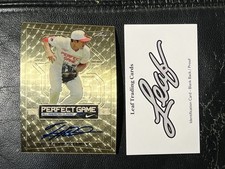TYLER FREEMAN 2016 Leaf Metal Perfect Game Proof Gold Super Prismatic Auto 1/1