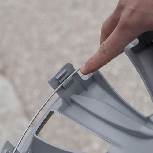 4 Stück Radkappen 14 Zoll Radzierblenden in Schwarz Radblenden Universal - Bild 4 von 5