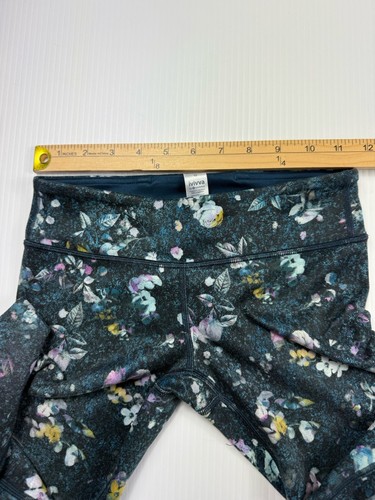 Ivivva by Lululemon 10 Girls Athleisure Legging Blue Floral Pants - Picture 4 of 5