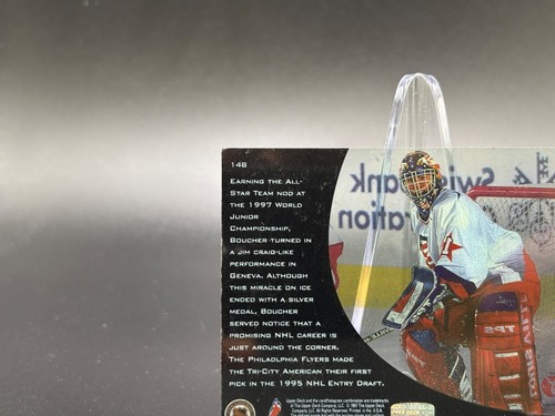 1997-98 Upper Deck Brian Boucher World Junior Championships Acetate No. 148 - Picture 10 of 10