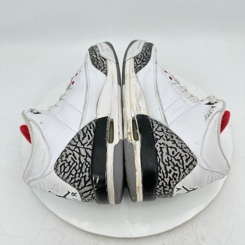 Scarpe Nike Air Jordan 3 Retro Youth taglia 6Y donna 7,5 DN3707-100 bianco cemento - Foto 6 di 11