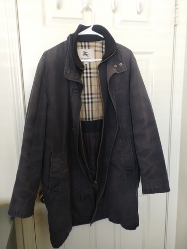 BURBERRY LONDON Nova Check quilted long coat  / Men's Size Medium  - Picture 1 of 6
