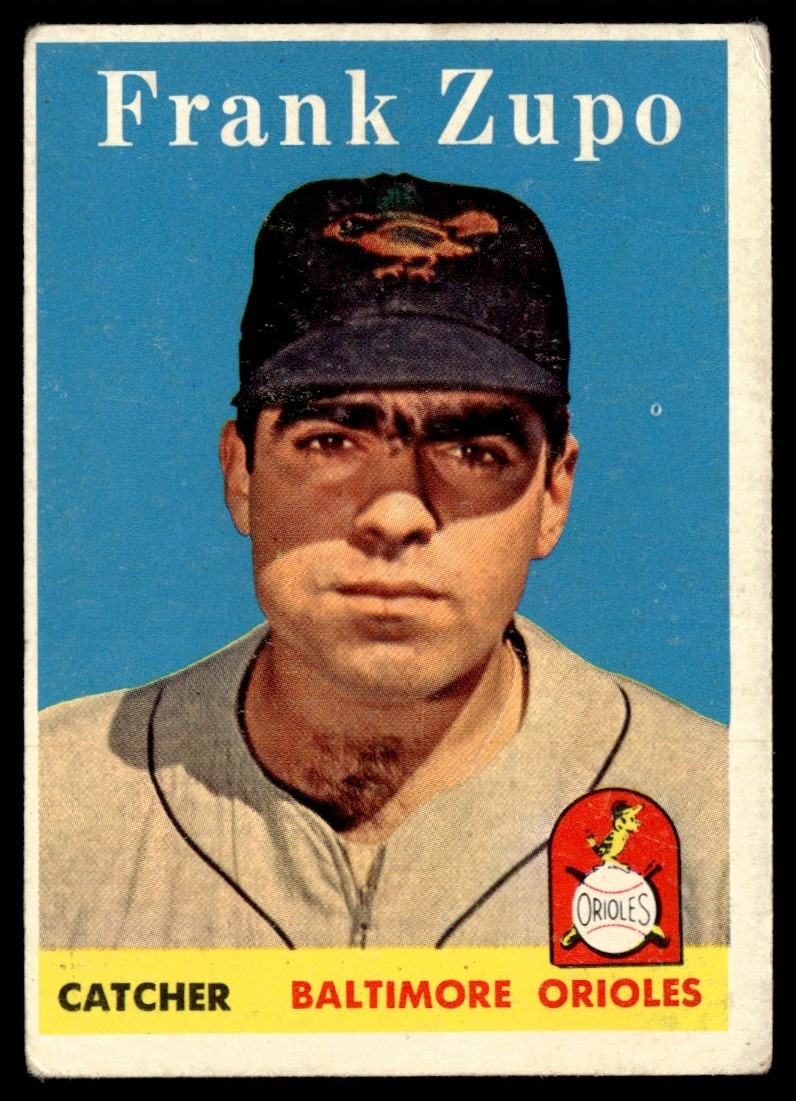 1958 Topps Frank Zupo RC Baltimore Orioles #229