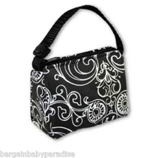BooginHead Black Flourish PaciPouch Pacifier Holder Bag Paci Pouch Baby Gift