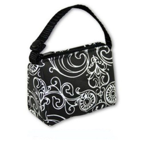BooginHead Black Flourish PaciPouch Chupete Holder Bag Paci Pouch Baby Gift - Imagen 1 de 1