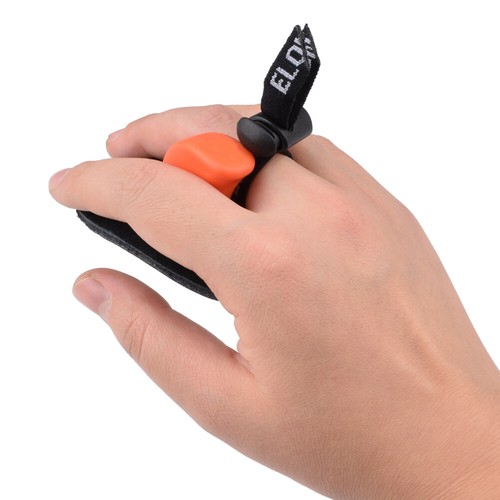 Archery Finger Guard Tab Protector Gear Glove Leather Aluminum Pad Bow Hunting - Picture 4 of 15