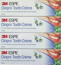 4X3M Clinpro Tooth Creme Anti-Cavity Whitening Sodium Fluoride Toothpaste 113g