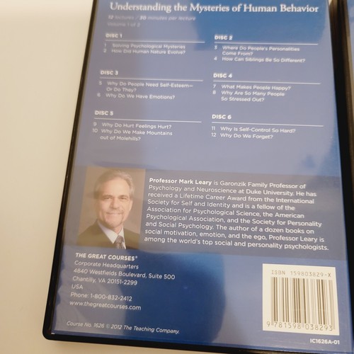 The Great Courses: Understanding the Mysteries of Human Behavior CD + Guidebook - Imagen 3 de 14