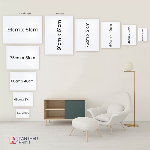 Abstrakt minimalistisch schwarz geschwungene Linien künstlerisches Poster Wandbild Wohndeko - Bild 4 von 4